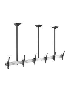 Equip 650374 Supporto TV a parete 127 cm (50") Nero, Argento