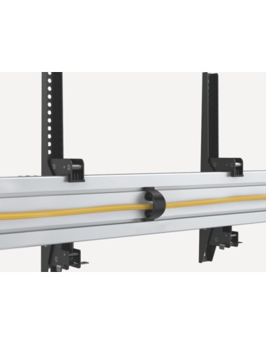 Equip 650374 Supporto TV a parete 127 cm (50") Nero, Argento