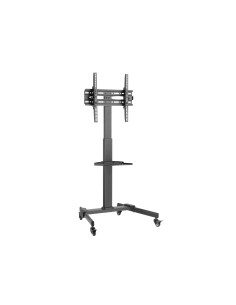 Equip 650607 carrello e supporto multimediale Nero Pannello piatto Carrello multimediale