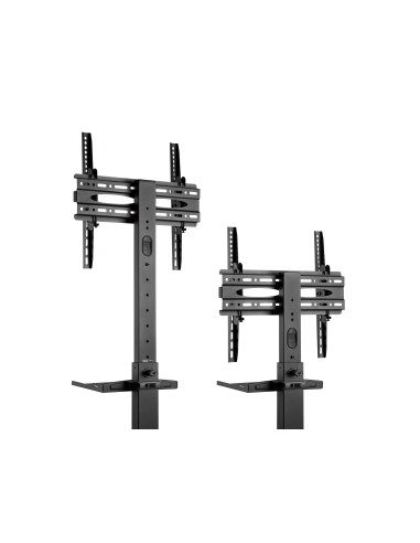 Equip 650607 carrello e supporto multimediale Nero Pannello piatto Carrello multimediale