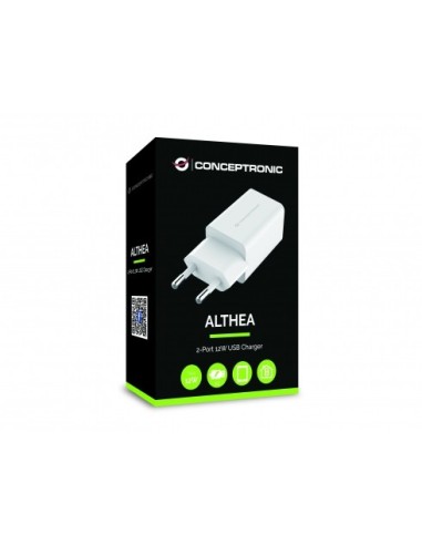 Conceptronic ALTHEA06W Caricabatterie per dispositivi mobili Bianco Interno