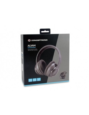 Conceptronic ALVAH01B cuffia e auricolare Wireless A Padiglione Musica e Chiamate Bluetooth Nero