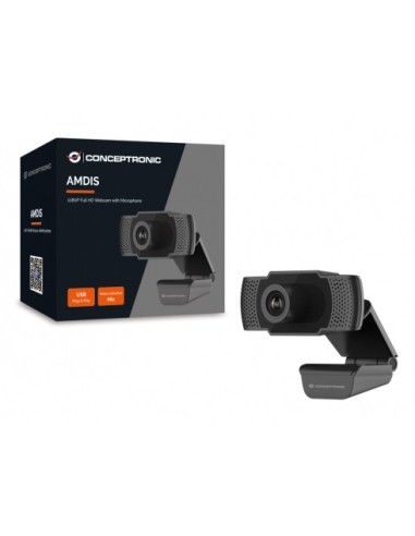 Conceptronic AMDIS01B webcam 2 MP 1920 x 1080 Pixel USB 2.0 Nero