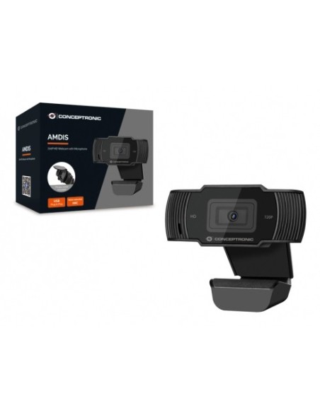 Conceptronic AMDIS03B webcam 1280 x 720 Pixel USB 2.0 Nero