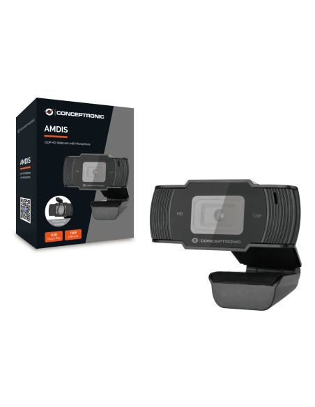 Conceptronic AMDIS05B webcam 1280 x 720 Pixel USB 2.0 Nero