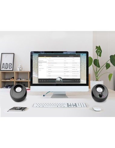 Conceptronic BJORN01B altoparlante 2-vie Nero Con cavo e senza cavo 10 W