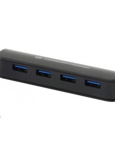 Conceptronic C4PUSB3 USB 3.2 Gen 1 (3.1 Gen 1) Type-A 4800 Mbit s Nero