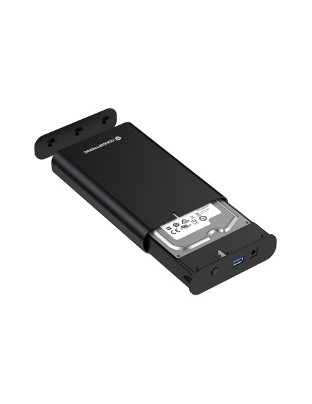 Conceptronic DANTE02B contenitore di unità di archiviazione Box esterno HDD SSD Nero 2.5 3.5"