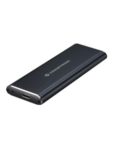 Conceptronic DDE01B contenitore di unità di archiviazione Box esterno SSD Nero M.2