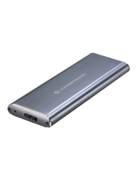 Conceptronic DDE03G contenitore di unità di archiviazione Box esterno SSD Grigio M.2