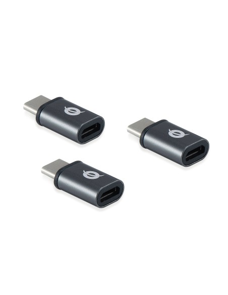 Conceptronic DONN05G adattatore per inversione del genere dei cavi USB 2.0 Type-C USB 2.0 Micro Nero