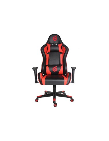 Conceptronic EYOTA01B sedia per videogioco Sedia da gaming per PC Seduta imbottita Nero, Rosso