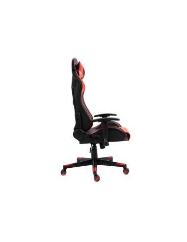 Conceptronic EYOTA01B sedia per videogioco Sedia da gaming per PC Seduta imbottita Nero, Rosso