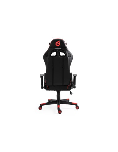 Conceptronic EYOTA01B sedia per videogioco Sedia da gaming per PC Seduta imbottita Nero, Rosso