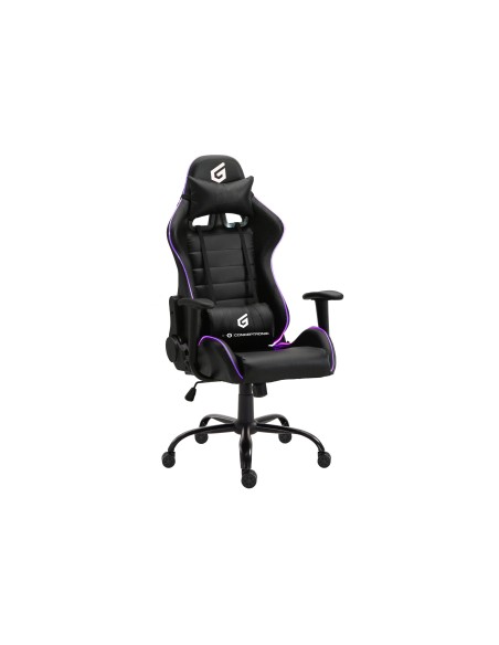 Conceptronic EYOTA02B sedia per videogioco Sedia da gaming per PC Seduta imbottita Nero