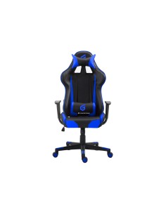 Conceptronic EYOTA04B sedia per videogioco Sedia da gaming per PC Seduta imbottita Nero, Blu 2