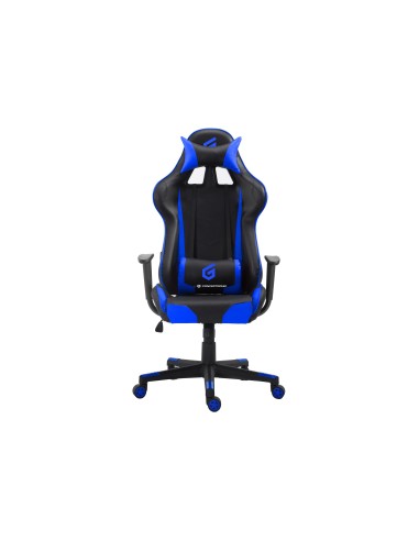 Conceptronic EYOTA04B sedia per videogioco Sedia da gaming per PC Seduta imbottita Nero, Blu