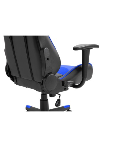 Conceptronic EYOTA04B sedia per videogioco Sedia da gaming per PC Seduta imbottita Nero, Blu