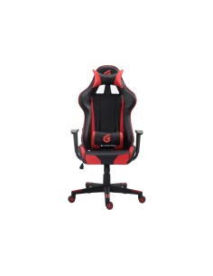 Conceptronic EYOTA04R sedia per videogioco Sedia da gaming per PC Seduta imbottita Nero, Rosso 2