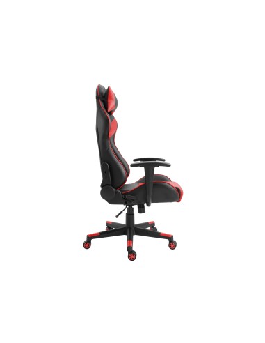 Conceptronic EYOTA04R sedia per videogioco Sedia da gaming per PC Seduta imbottita Nero, Rosso