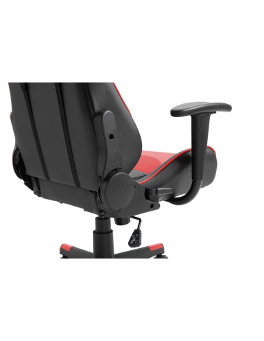 Conceptronic EYOTA04R sedia per videogioco Sedia da gaming per PC Seduta imbottita Nero, Rosso