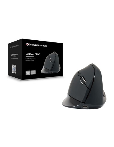 Conceptronic LORCAN03B mouse Mano destra Bluetooth Ottico 1600 DPI