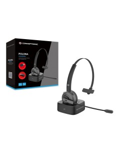 Conceptronic POLONA03BDA cuffia e auricolare Cuffie A Padiglione Ufficio Bluetooth Base di ricarica Nero 2
