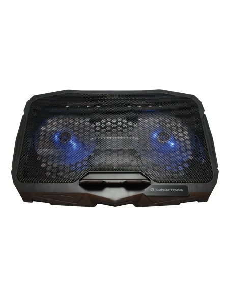Conceptronic THANA07B base di raffreddamento per notebook 43,2 cm (17") Nero