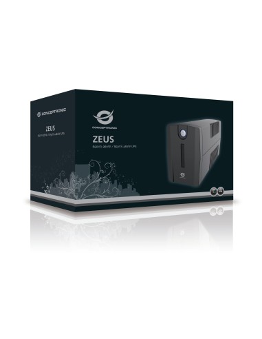 Conceptronic ZEUS02EP gruppo di continuità (UPS) A linea interattiva 0,85 kVA 480 W 3 presa(e) AC