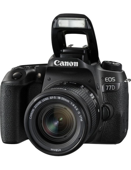 Canon EOS 77D + 18-55mm F4.0-5.6 IS STM Kit fotocamere SLR 24,2 MP CMOS 6000 x 4000 Pixel Nero