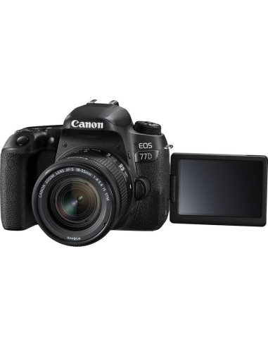 Canon EOS 77D + 18-55mm F4.0-5.6 IS STM Kit fotocamere SLR 24,2 MP CMOS 6000 x 4000 Pixel Nero