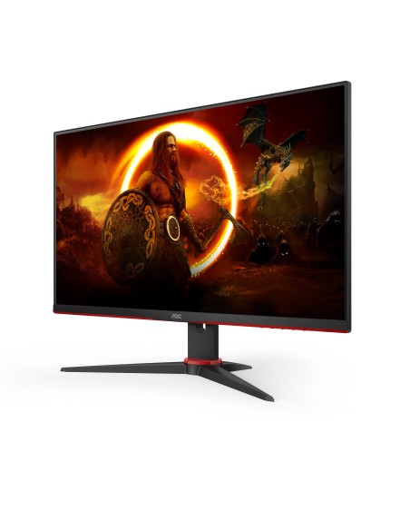 AOC G2 24G2ZE BK LED display 60,5 cm (23.8") 1920 x 1080 Pixel Full HD Nero, Rosso