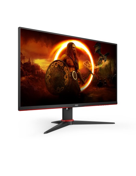 AOC G2 24G2ZE BK LED display 60,5 cm (23.8") 1920 x 1080 Pixel Full HD Nero, Rosso