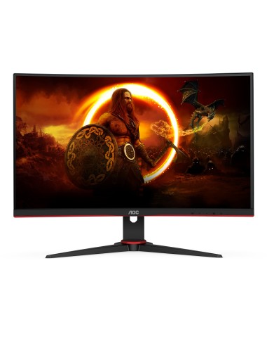 AOC C27G2AE BK LED display 68,6 cm (27") 1920 x 1080 Pixel Full HD Nero, Rosso