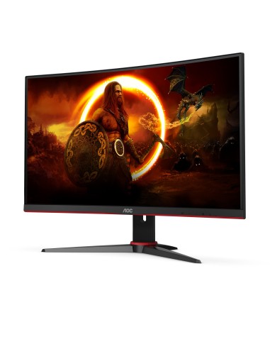 AOC C27G2AE BK LED display 68,6 cm (27") 1920 x 1080 Pixel Full HD Nero, Rosso