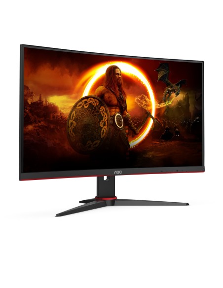 AOC C27G2AE BK LED display 68,6 cm (27") 1920 x 1080 Pixel Full HD Nero, Rosso