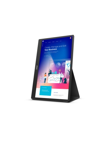 AOC 16T2 Monitor PC 39,6 cm (15.6") 1920 x 1080 Pixel Full HD LED Touch screen Nero