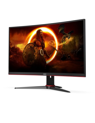 AOC G2 C24G2AE BK Monitor PC 59,9 cm (23.6") 1920 x 1080 Pixel Full HD LED Nero, Rosso