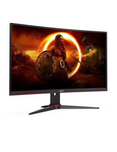 AOC G2 C24G2AE BK Monitor PC 59,9 cm (23.6") 1920 x 1080 Pixel Full HD LED Nero, Rosso