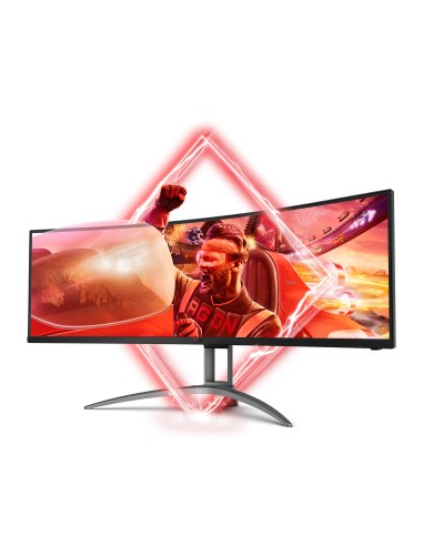 AOC AG493QCX LED display 124 cm (48.8") 3840 x 1080 Pixel Nero