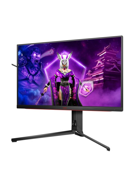 AOC AGON AG324UX Monitor PC 80 cm (31.5") 3840 x 2160 Pixel 4K Ultra HD LED Nero, Rosso
