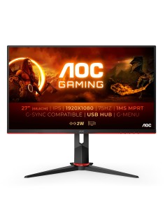 AOC G2 27G2U5 BK Monitor PC 68,6 cm (27") 1920 x 1080 Pixel Full HD LED Nero, Rosso