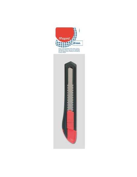Maped 018211 Taglierino Nero, Argento Coltello a lama pieghevole