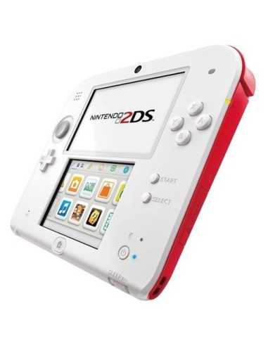 Nintendo 2DS + New Super Mario Bros. 2 console da gioco portatile 8,97 cm (3.53") 1 GB Touch screen Wi-Fi Rosso, Bianco
