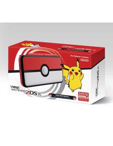 Nintendo New 2DS XL Poké Ball Edition console da gioco portatile 12,4 cm (4.88") Touch screen Wi-Fi Nero, Rosso, Bianco