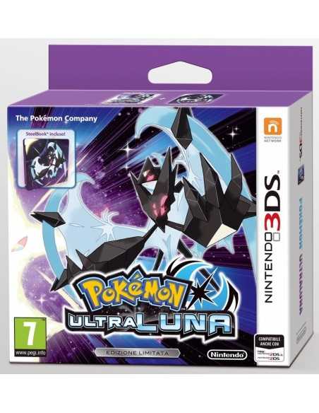 Nintendo Pokemon Ultramoon + Steelbook Limited Edition, 3DS Bundle Inglese, ITA Nintendo 3DS