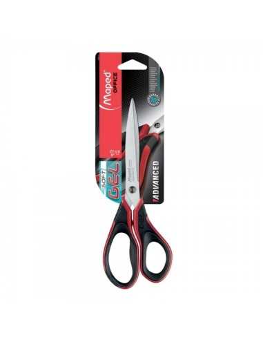 Maped 499210 forbici da cancelleria Universale Taglio a zig zag Nero, Rosso, Argento