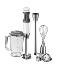 KitchenAid 5KHB2531EWH frullatore 1 L Frullatore ad immersione 180 W Bianco, Grigio 2