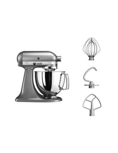 KitchenAid 5KSM125ECU robot da cucina 300 W 4,8 L Argento