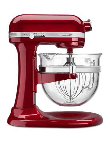 KitchenAid 5KSM6521X Sbattitore con base 500 W Rosso